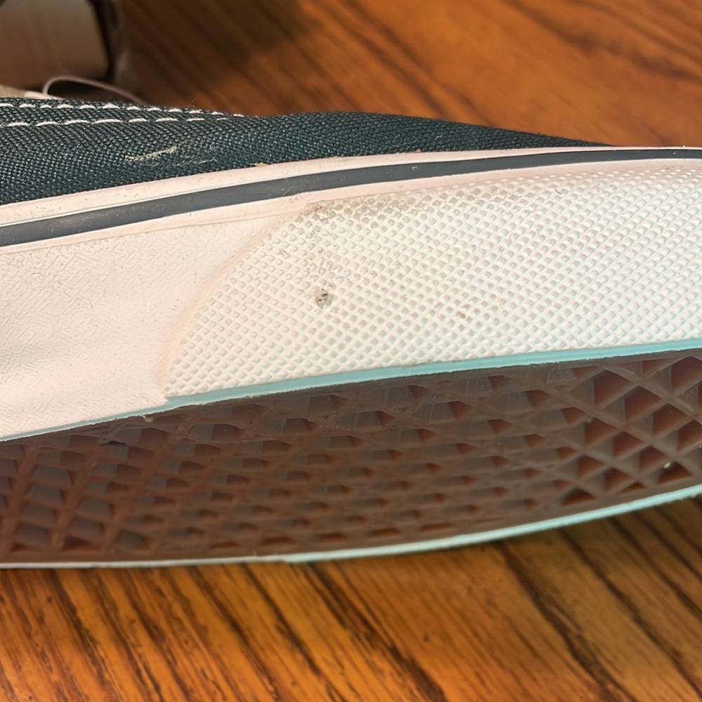 Vans Off-the-wall Era style sneaker, unisex, M5.5, W7. Darkest spruce/Moss Gray - Picture 13 of 15